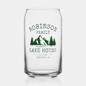 ファミリーネームレイクハウスフォレストグリーンツリーズ ガラス缶 (正面)