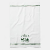 ファミリーネームレイクハウスフォレストグリーンツリーズ キッチンタオル (縦)