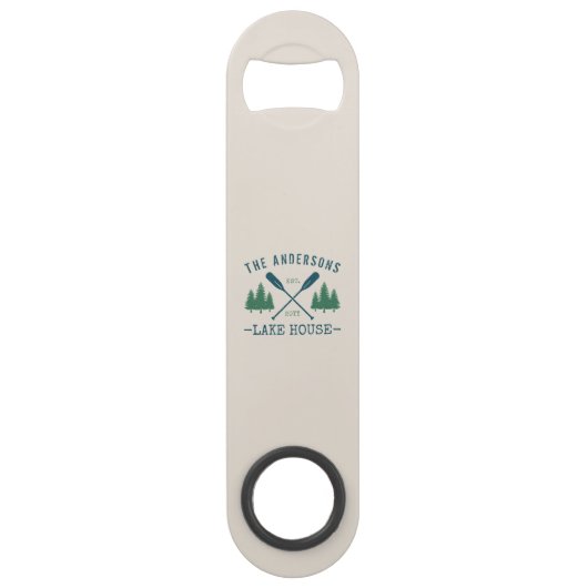 ファミリーネームレイクハウス素朴オール松木 スピード栓抜き (裏面)