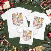ファミリーネーム年懇親会ボホフローラクリスマス トライブレンドTシャツ