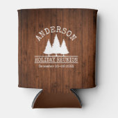 ファミリーネーム素朴ウッドホリデイ懇親会 缶クーラー (正面)