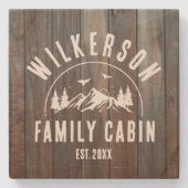 ファミリーネーム素朴キャビンコテージロッジレイクハウス ストーンコースター (正面)