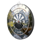 ファミリーネーム素朴キャビン写真 ダーツボード (正面右)