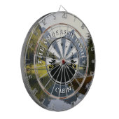 ファミリーネーム素朴キャビン写真 ダーツボード (正面左)