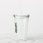 ファミリーネーム素朴ファームウィンドミルセージグリーン アクリルタンブラー (左)