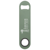 ファミリーネーム素朴ファームウィンドミルセージグリーン スピード栓抜き (正面)