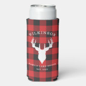 ファミリーネーム素朴プレイドレイクハウス スリム缶クーラー (Seltzer裏面)