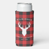 ファミリーネーム素朴プレイドレイクハウス スリム缶クーラー (Seltzer正面)