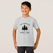 ファミリーネーム キャビン 田舎風の森 Tシャツ (正面フル)