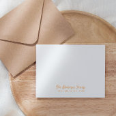 ファミリーノーテカードステーショナリーのカッシブ名オレンジ ノートカード