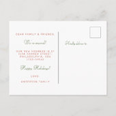 ファミリーハズニューホームクリスマスリースホリデー 案内ポストカード (裏面)