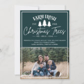 ファミリーハッピーホリデークリスマスフォトカード シーズンカード (正面)