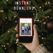 ファミリーハッピーホリデークリスマスフォトカード シーズンカード