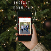 ファミリーハッピーホリデークリスマスフォトカード シーズンカード