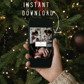 ファミリーハッピーホリデークリスマスフォトカード シーズンカード