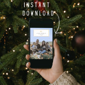 ファミリーハッピーホリデークリスマスフォトカード シーズンカード