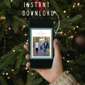 ファミリーハッピーホリデークリスマスフォトカード シーズンカード