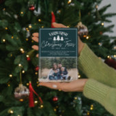 ファミリーハッピーホリデークリスマスフォトカード シーズンカード