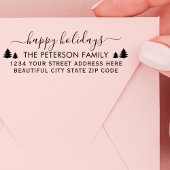 ファミリーハッピーホリデーズスクリプト差出人住所Self-i セルフインキングスタンプ