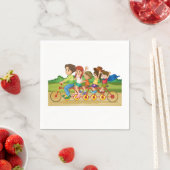 ファミリーバイクライド紙ナプキンス スタンダードカクテルナプキン (インサイチュ)