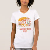 ファミリーバカンス来ここザサン引用文 Tシャツ (正面)