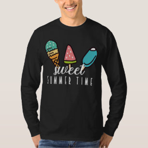 ファミリーバクールカイポプシクルアイスクリームスウィートサマー Tシャツ