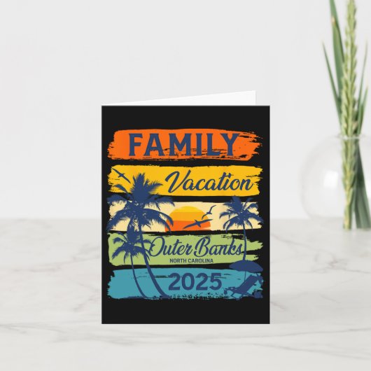 ファミリーバケーションアウターバンクズノースカロライナ2025 Fa カード (正面)