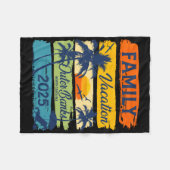 ファミリーバケーションアウターバンクズノースカロライナ2025 Fa フリースブランケット (正面(横))