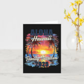ファミリーバケーションアロハハワイ2025サマートリップマッツ カード (黄色い花)