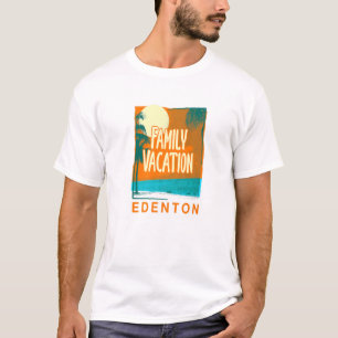 ファミリーバケーションエドントンビーチノースカロライナビーチ Tシャツ