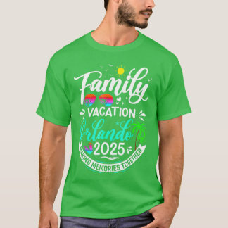 ファミリーバケーションオーランド2025ビーチサマーバケーション Tシャツ