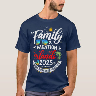ファミリーバケーションオーランド2025ビーチサマーバケーション Tシャツ