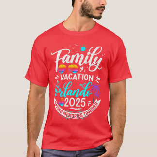 ファミリーバケーションオーランド2025ビーチサマーバケーション Tシャツ