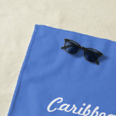 ファミリーバケーションクルーズグラフィパーソナライズされたック ビーチタオル (インサイチュ)