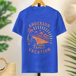 ファミリーバケーションクルーズシップトリップ |パーソナライズされた V1 Tシャツ