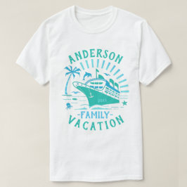 ファミリーバケーションクルーズシップトリップ |パーソナライズされたV2 Tシャツ