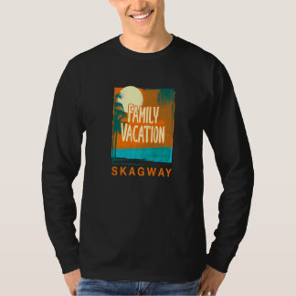 ファミリーバケーションスケグウェイビーチアラスカビーチバムトゥ Tシャツ