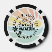 ファミリーバケーショントランプのポーカーチップ ポーカーチップ (裏面)