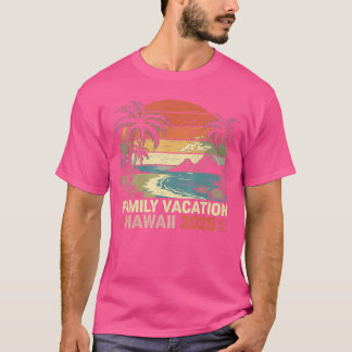 ファミリーバケーションハワイビーチ2025ハワイFamily Va Tシャツ