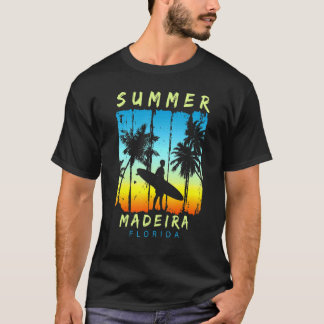 ファミリーバケーションフロリダマデイラサンセットビーチ Tシャツ