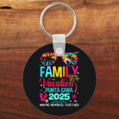 ファミリーバケーションプンタカナ2025思い出を作る キーホルダー (正面)