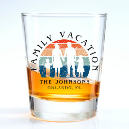 ファミリーバケーションホールディングハンズレトロサン ショットグラス