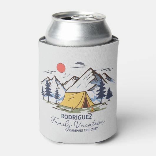 ファミリーバケーションマッチングキャンピングカスタム 缶クーラー (缶正面)