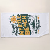 ファミリーバケーションマートルビーチ2024メイキングメモリーズ ビーチタオル (正面)