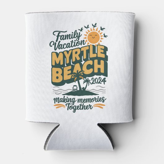 ファミリーバケーションマートルビーチ2024メイキングメモリーズ 缶クーラー (正面)
