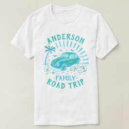 ファミリーバケーションロードトリップカー |パーソナライズされたV2 Tシャツ