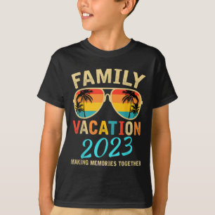 ファミリーバケーション2023ビーチマッチングサマーバケーション Tシャツ
