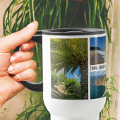 ファミリーバケーション6フォトコラージュカスタムおもしろい トラベルマグ