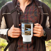 ファミリーバケーション6フォトコラージュカスタムおもしろい トラベルマグ