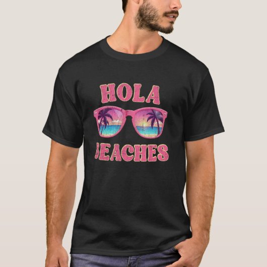 ファミリーバケーション 女子旅 クルーズ サングラス Hola  Tシャツ (正面)